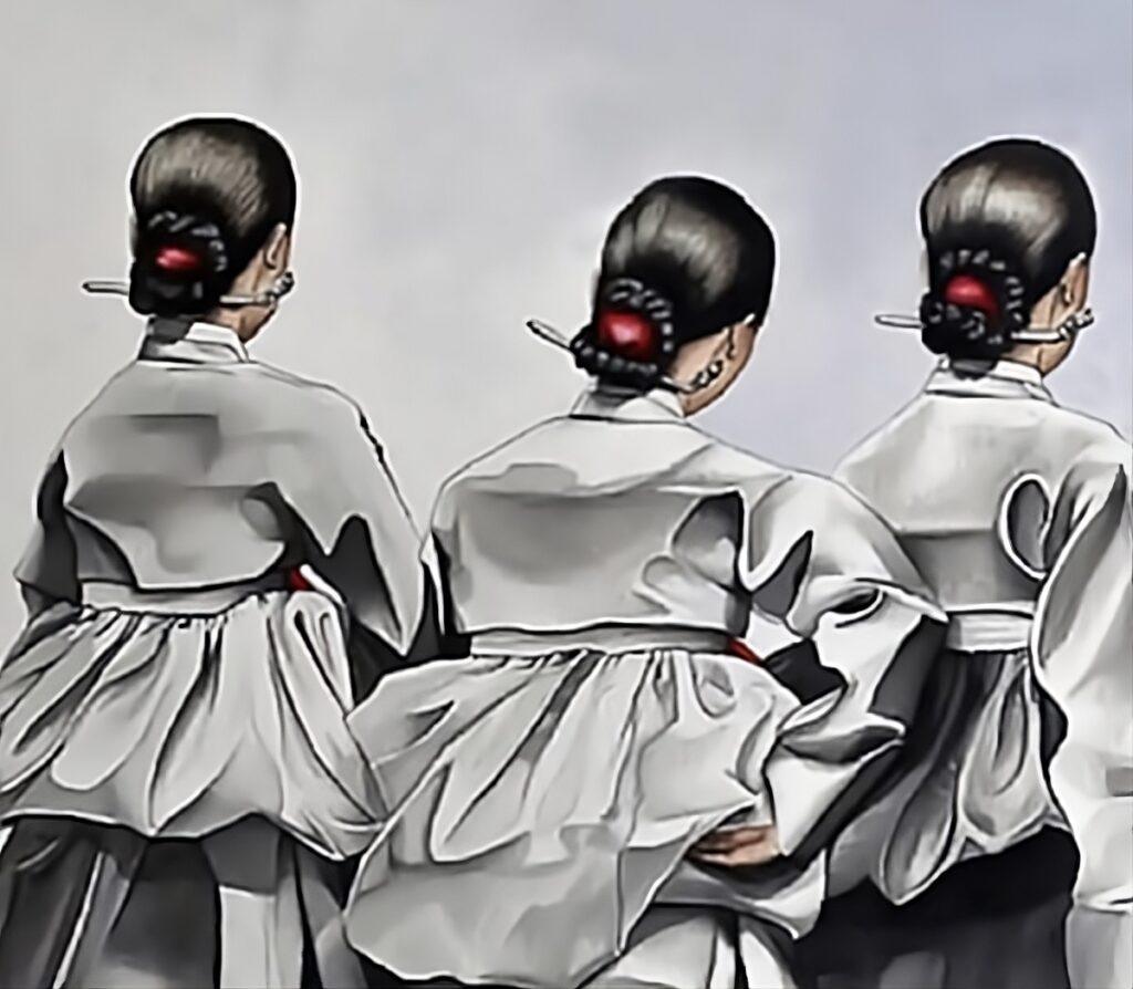 Retrato de las tres amigas fundadoras de Eonni, la marca de cosmética coreana creada desde la pasión por el cuidado de la piel.